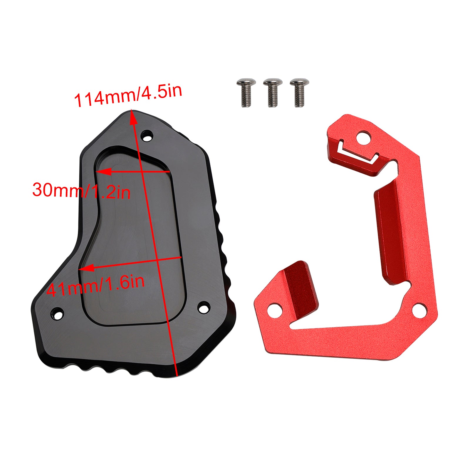 12-15 Tiger 1200 Explorer (V13VG) Kickstand Enlarge Plate Pad