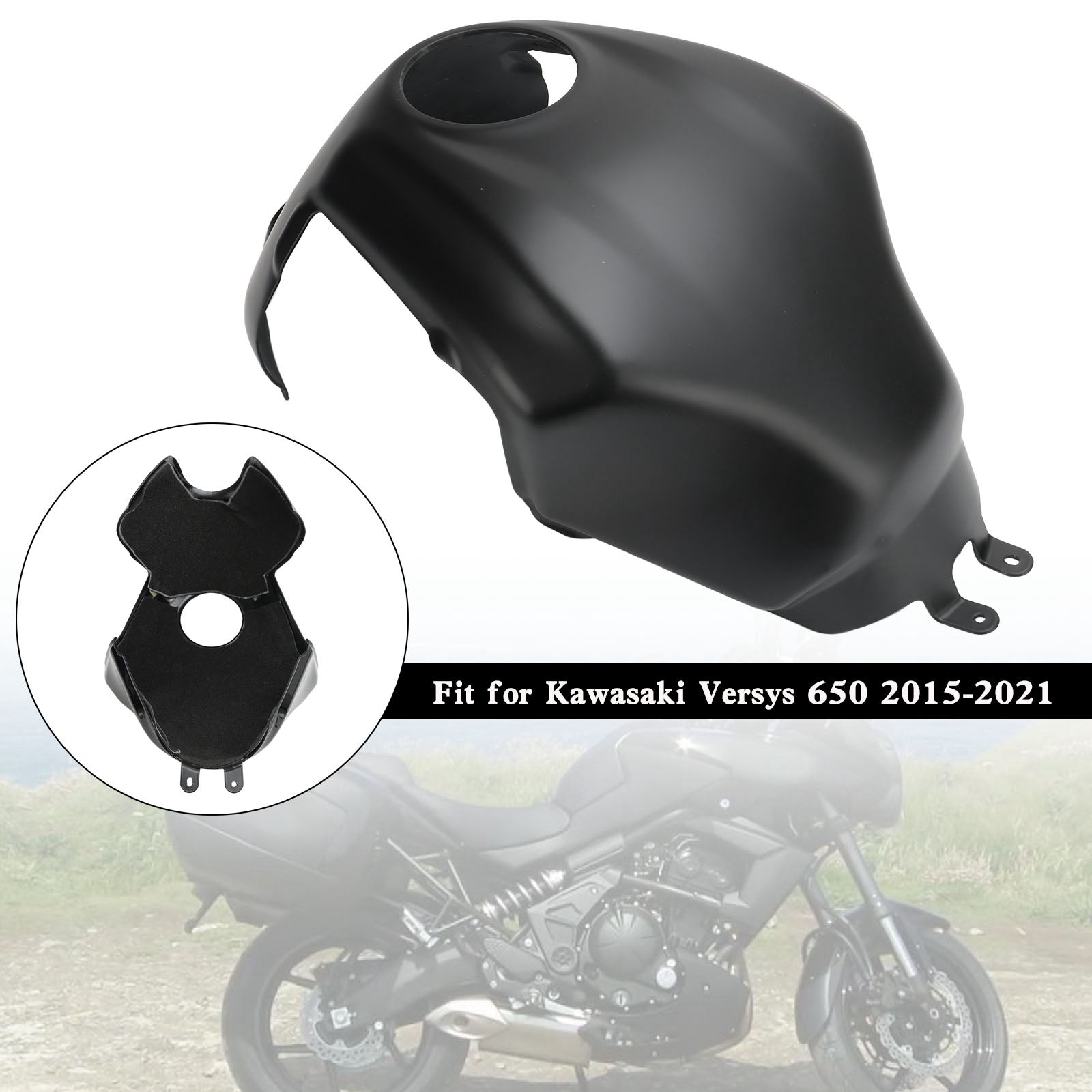 2015–2021 Kawasaki Versys 650 Tankdeckelschutz Verkleidungsschutz