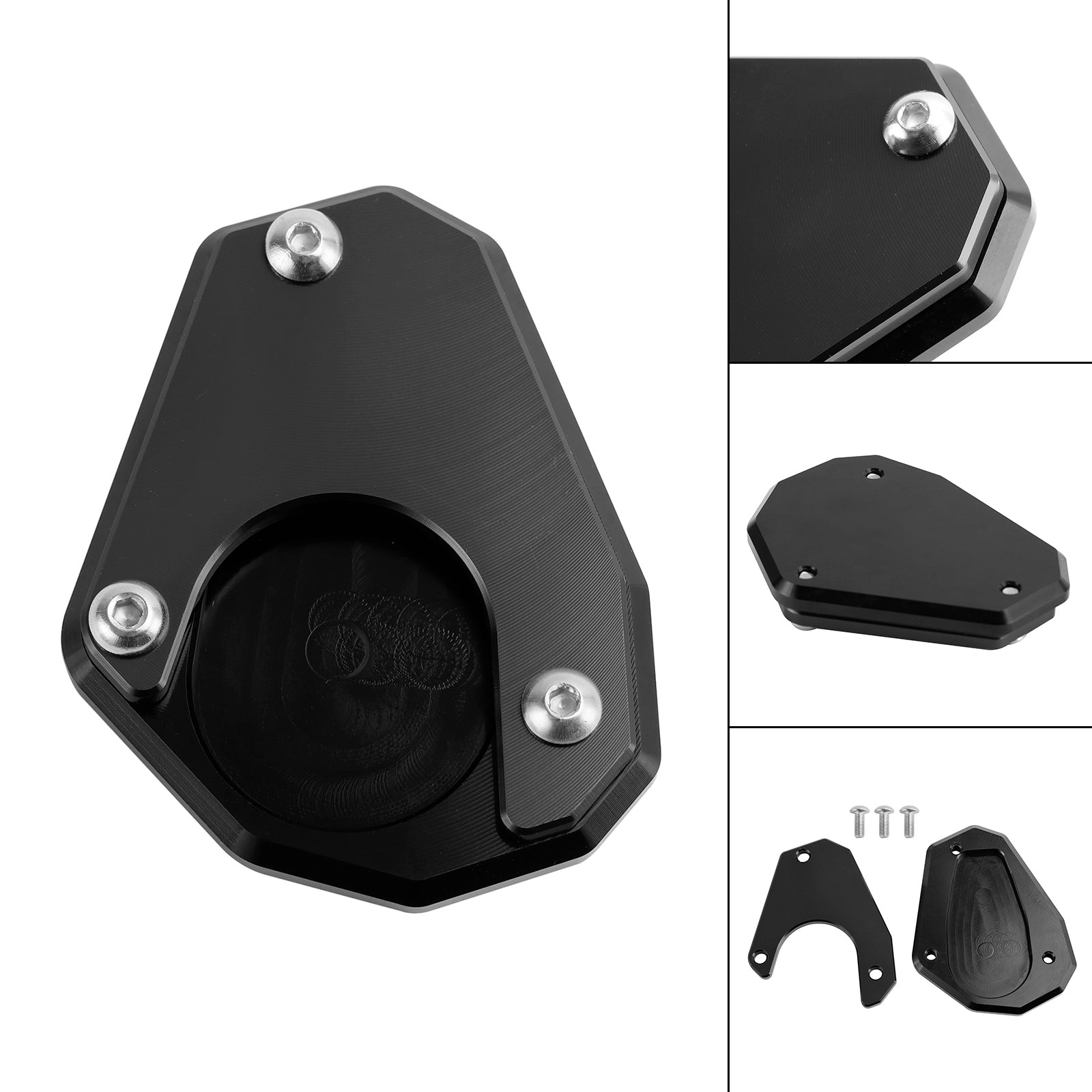 Motorcycle Kickstand Enlarge Plate Pad fit for Husqvarna norden 901 2022-2023