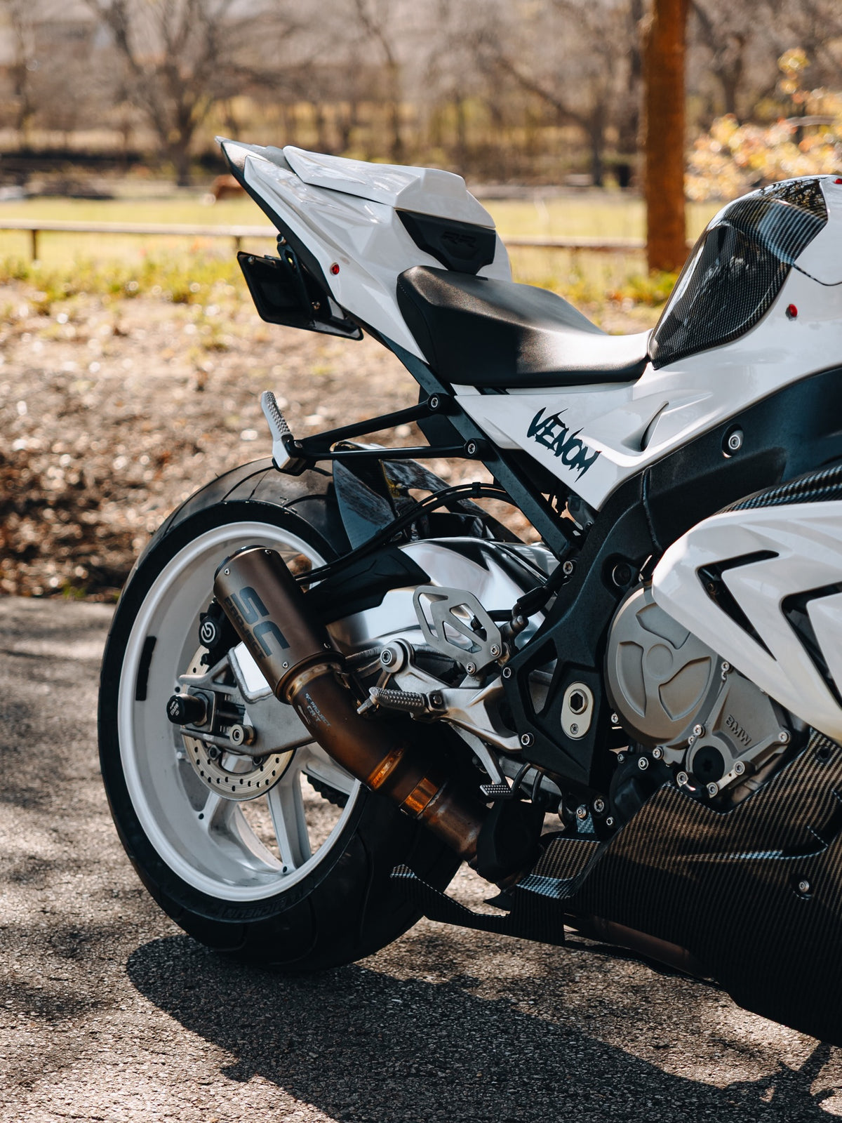 Amotopart 2015-2016 BMW S1000RR koolstofvezel witte kuipset