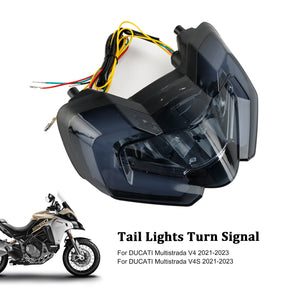 Tail Light Integrated Turn Signals For DUCATI Multistrada V4S V4 110 21-23