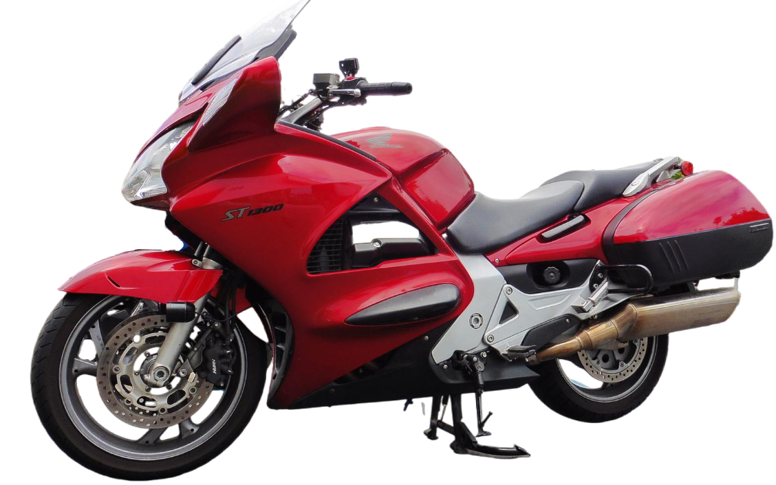 Kit de carénage rouge Amotopart Honda ST1300 2002-2016