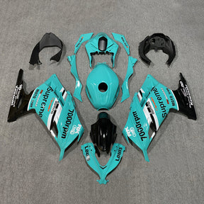 Amotopart 2013-2024 Kawasaki EX300/Ninja300 Blue with Logo Fairing Kit