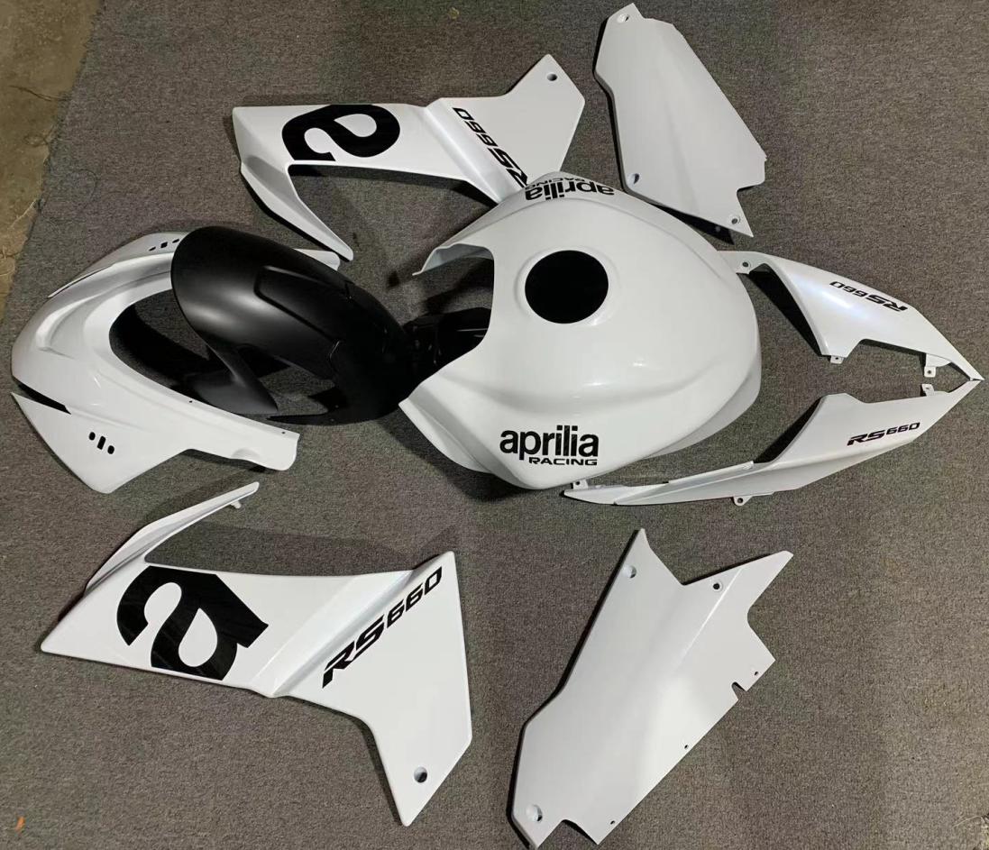 Amotopart Aprilia 2020-2024 RS660 White Logo Fairing Kit