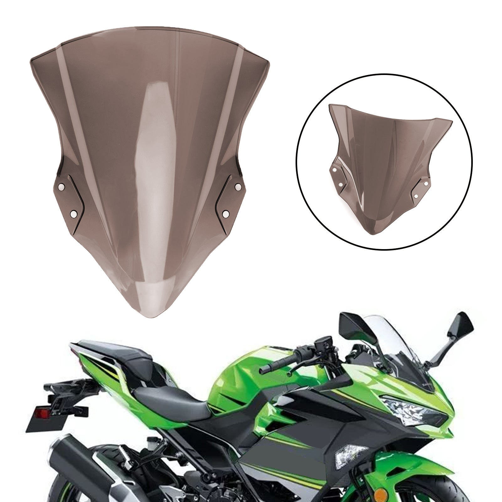 18-24 Kawasaki Ninja 250/400 ABS Windshield Windscreen Wind Shield Protector