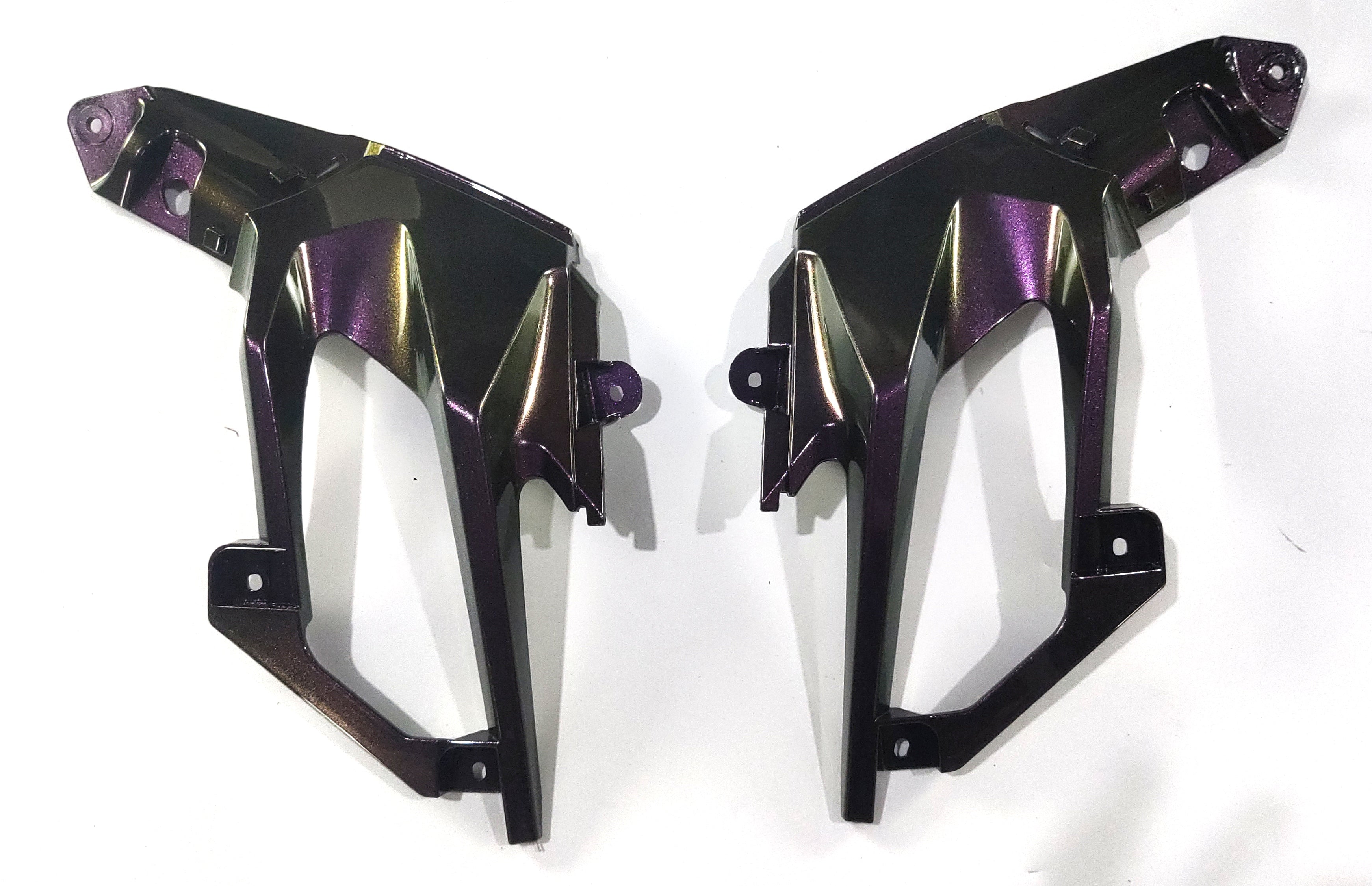 Amotopart 2018-2024 Kawasaki EX400 Ninja400 Matte Black Fairing Kit