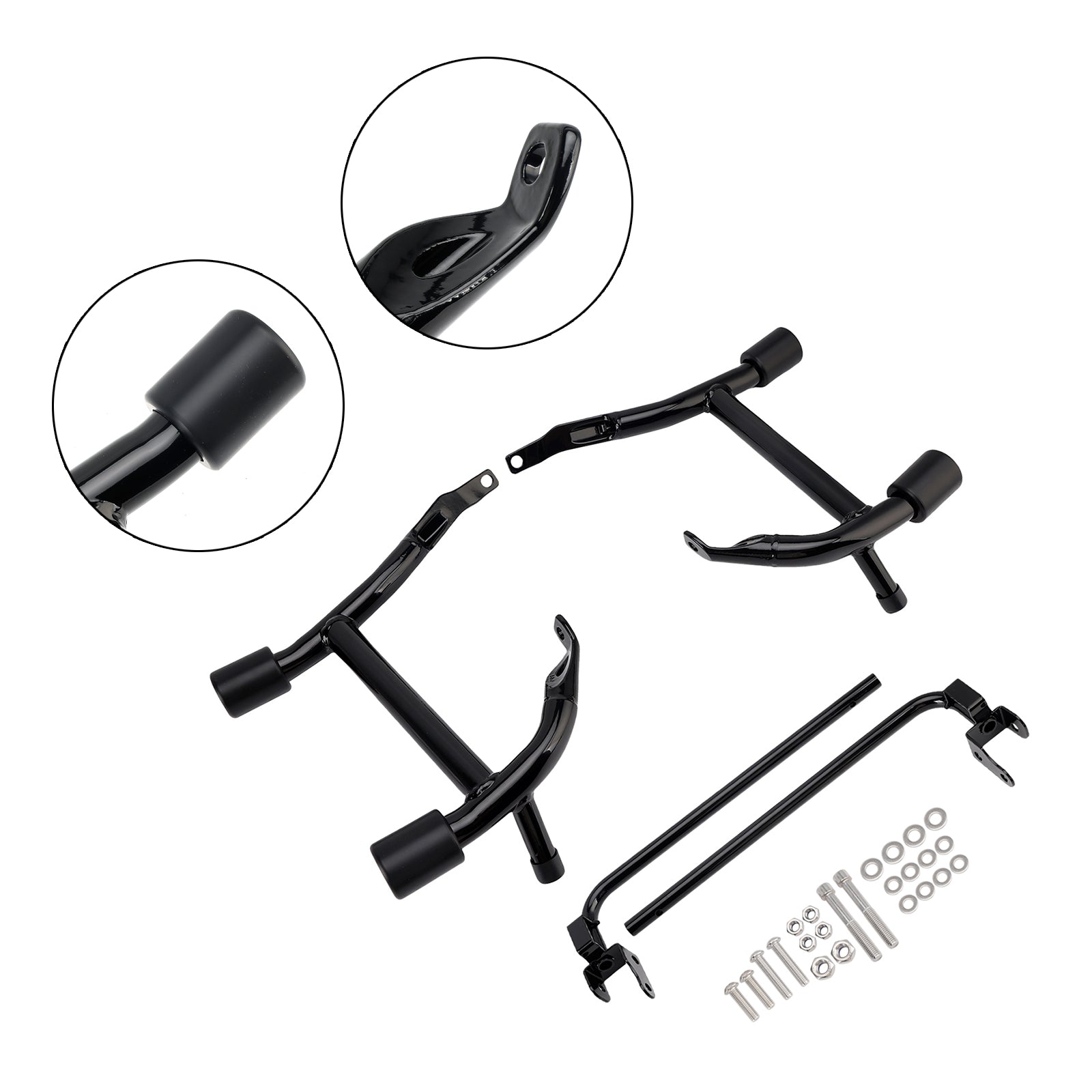 24-25 Touring 117 121 Cvo  Saddlebag Guard Crash Bar Frame Protector Bumper