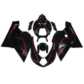 Amotopart 2005-2006 MV Agusta F4 1000 Black with Red Stripe Fairing Kit