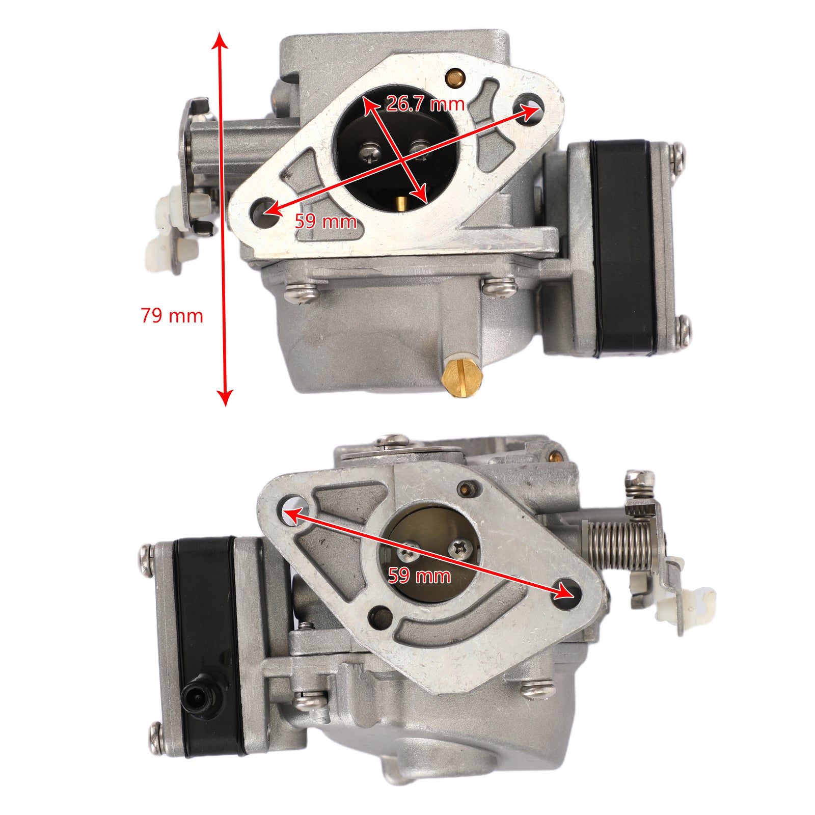 キャブレターキャブフィット TOHATSU 船外機 9.8HP 2 ストロークエンジン 3B2-03200-1