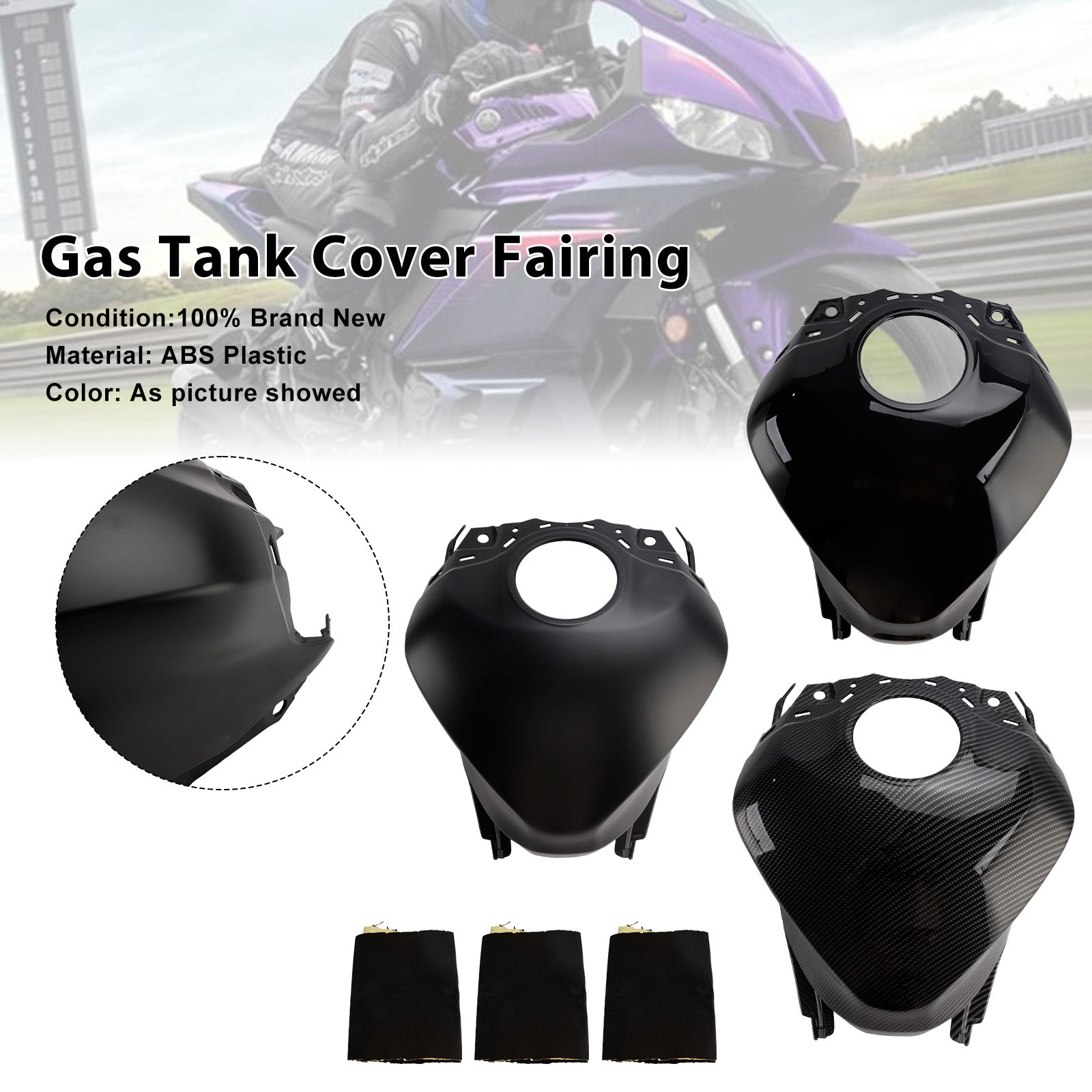 2025-2026 Yamaha YZF-R3 R25 Gas Tank Cover Fairing Protector