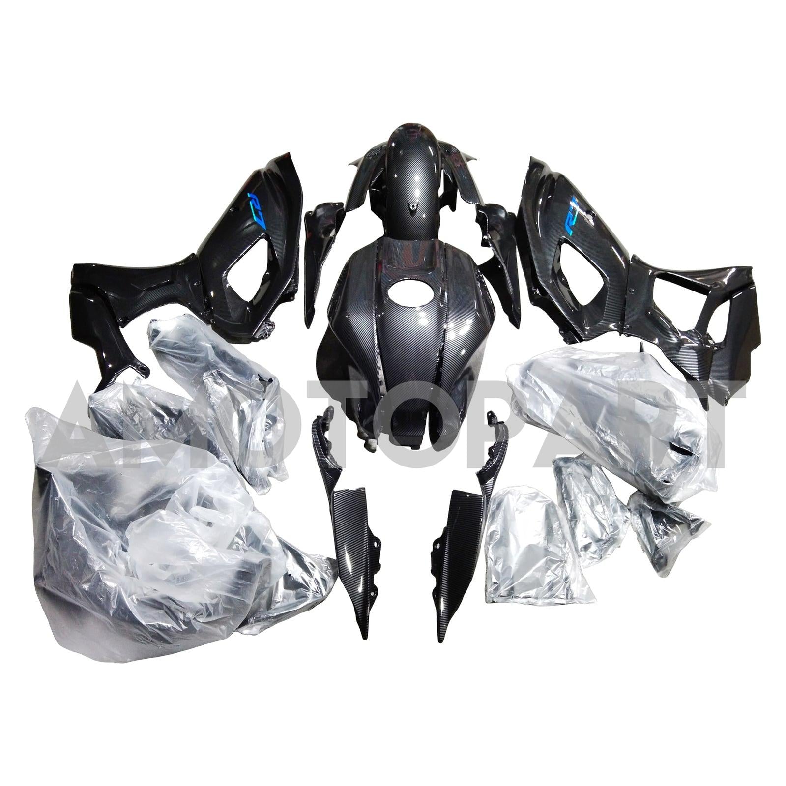 Amotopart 2021-2025 Yamaha YZF-R7 Black Fairing Kit