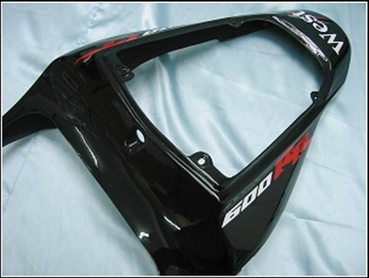 Amotopart 2007–2008 Honda CBR600RR Verkleidungsset in Weiß und Schwarz