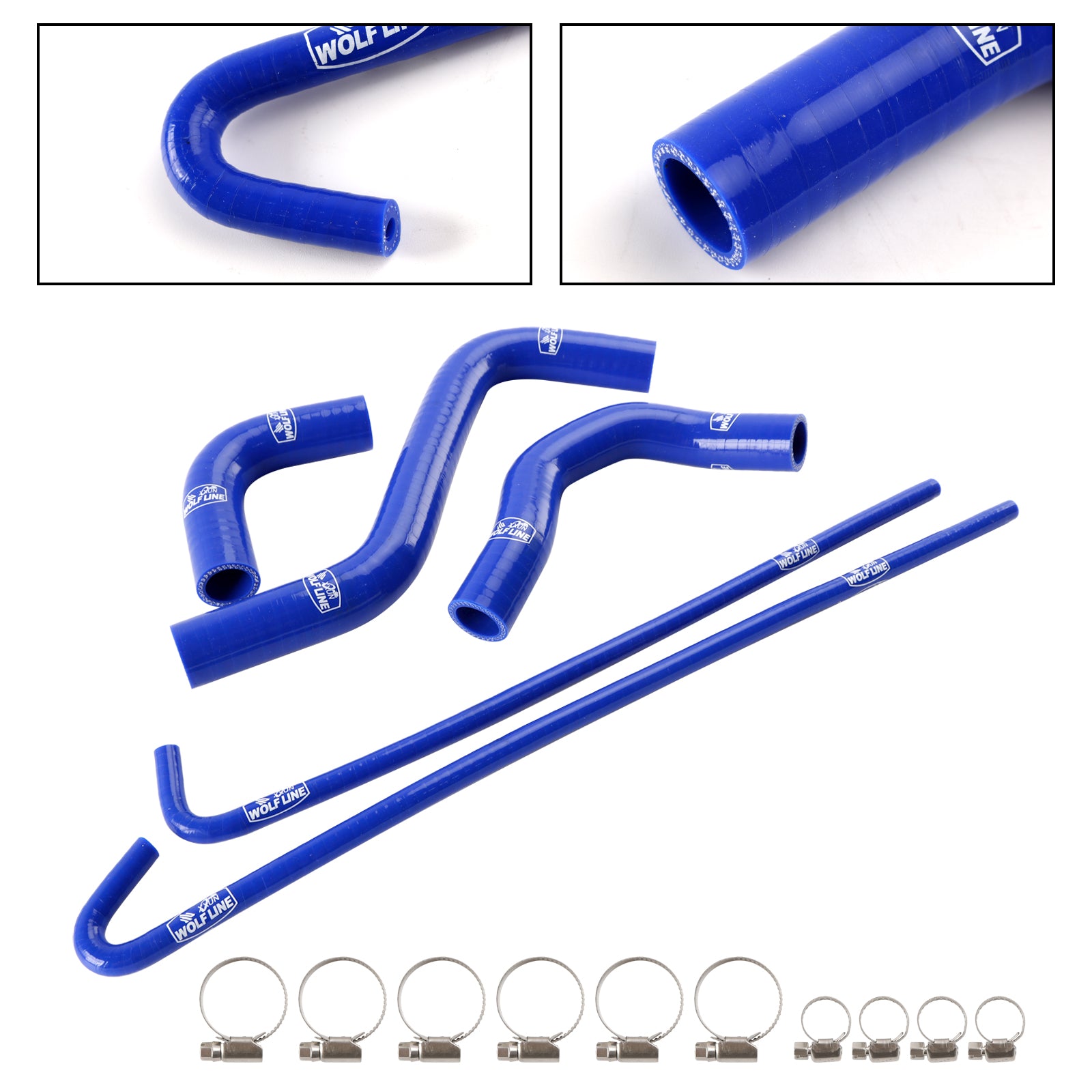 2017-2024 Kawasaki Z900 Silicone Radiator coolant Hose kit