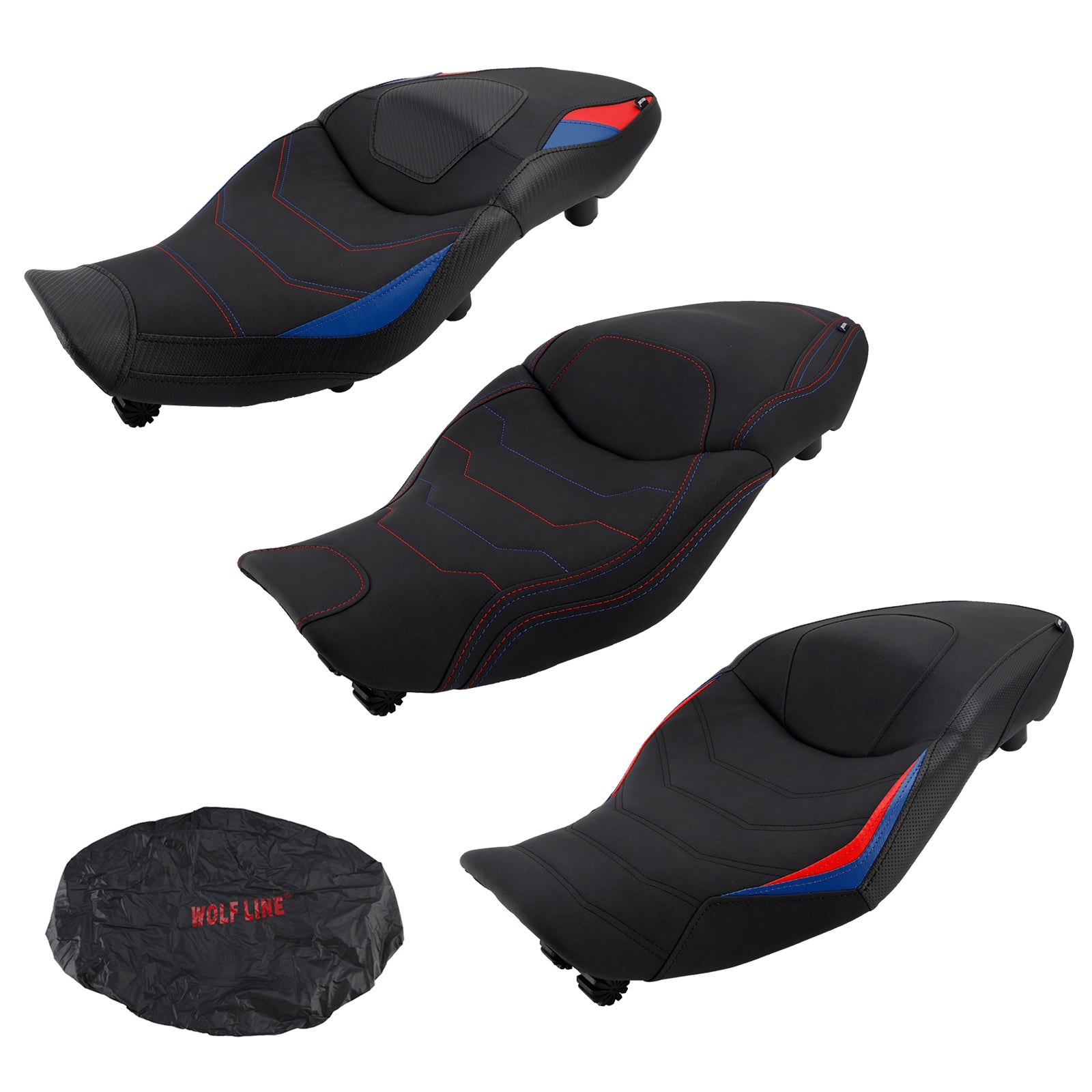 Rider Passenger Seat Front Rear Cushion +20mm For Bmw S1000Xr 20-26 M1000Xr