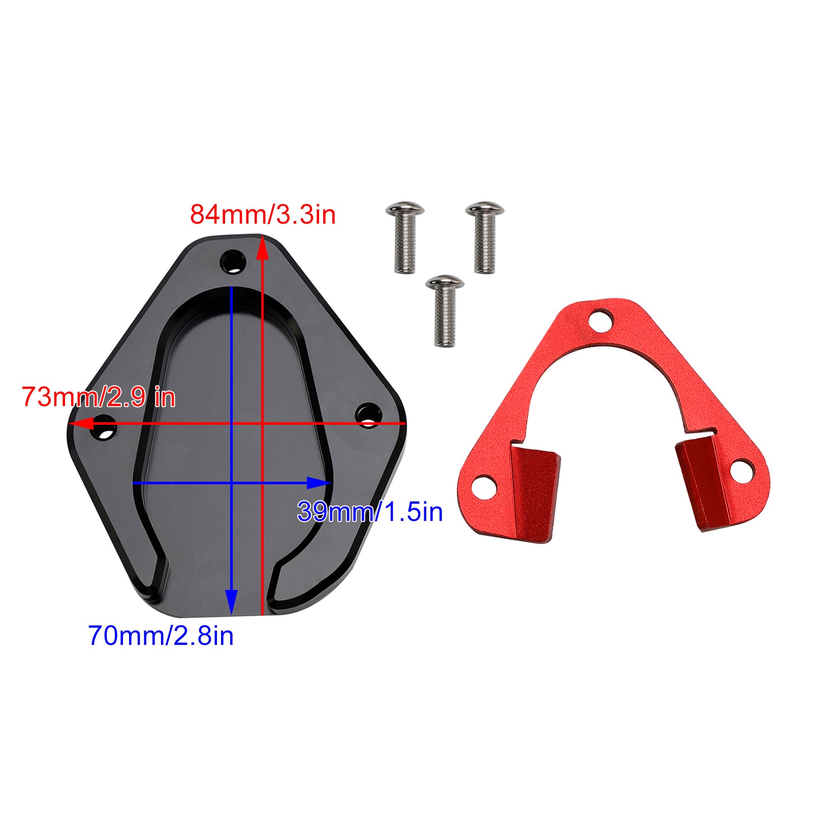 Tiger 850 Sport 2021+ Kickstand Enlarge Plate Pad