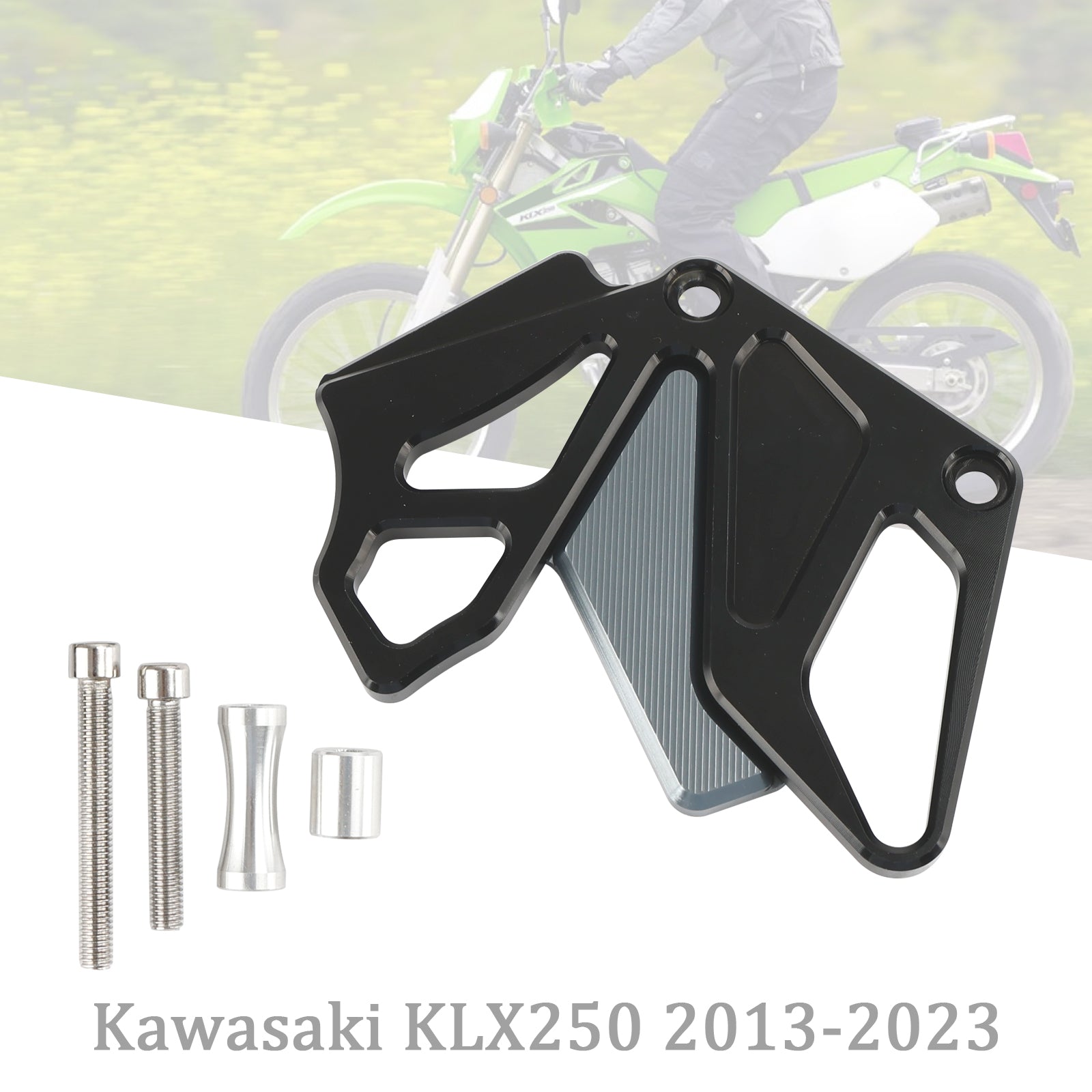 Vordere Kettenradabdeckung Kettenschutz für Kawasaki KLX250 2013–2023