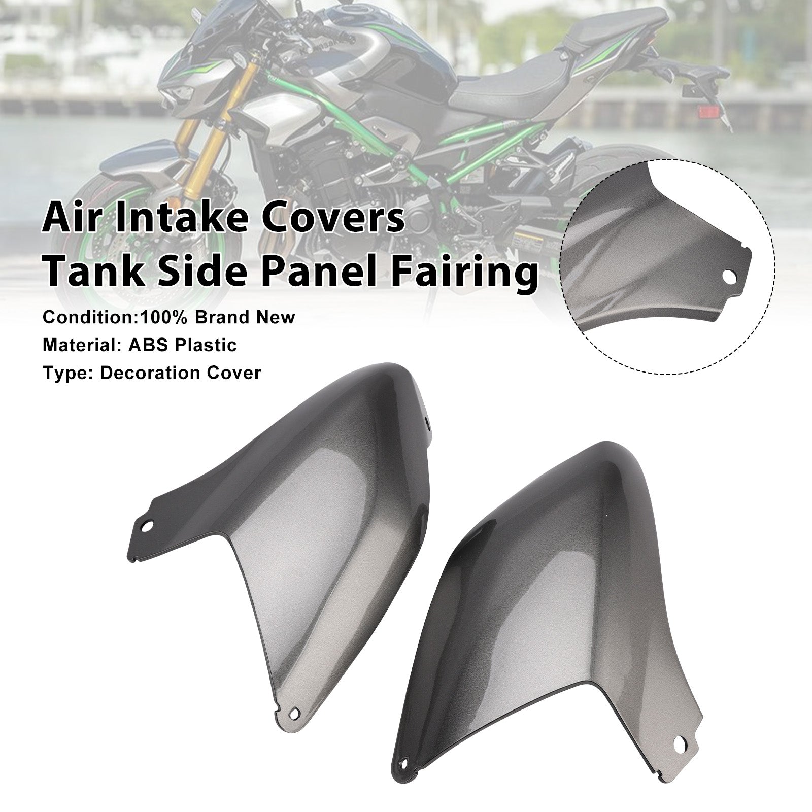 2025-2026 Kawasaki Z900 Air Intake Covers Tank Side Panel Fairing