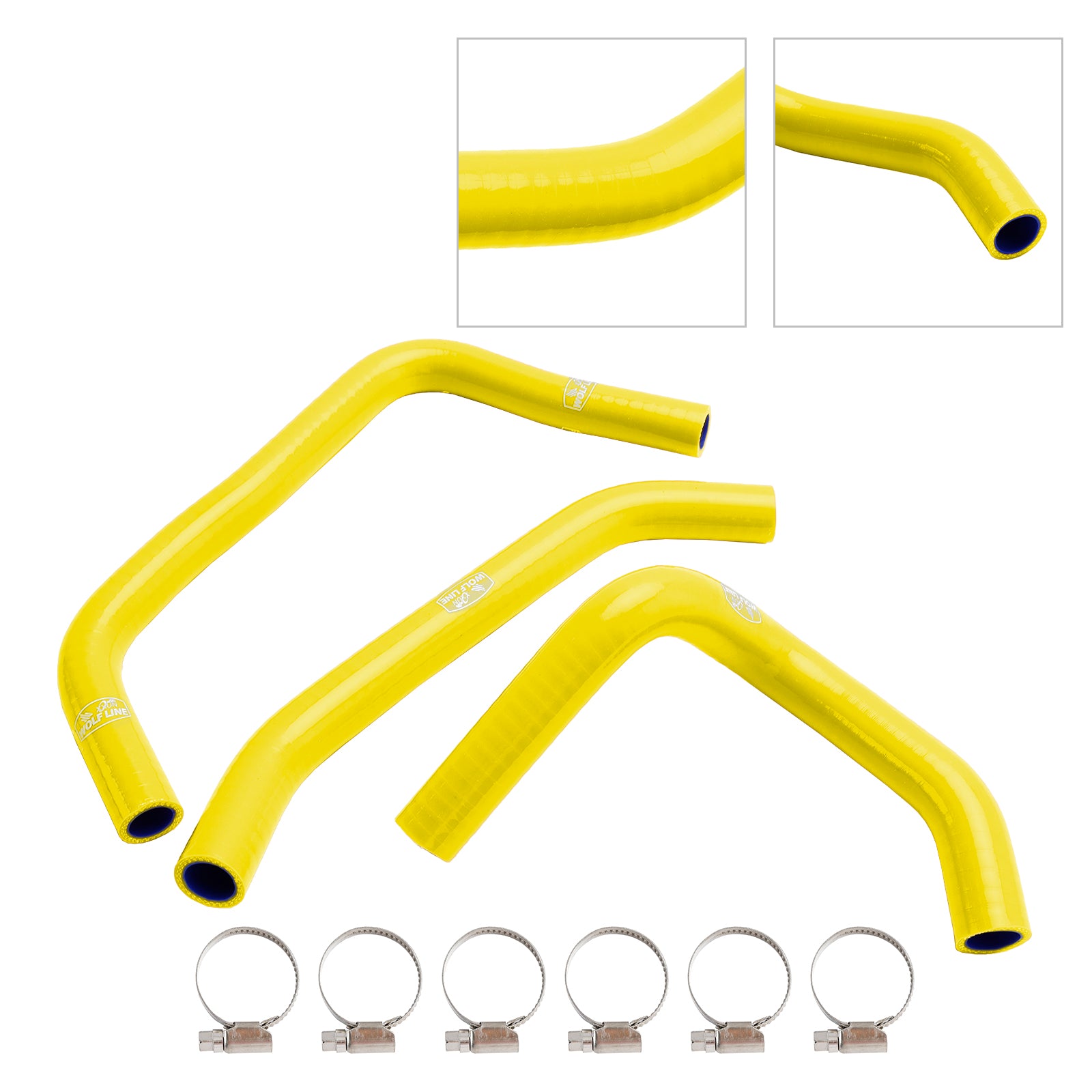 23-24 Kawasaki ZX4R ZX-4RR Silicone Radiator Coolant Hose Kit