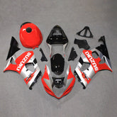 Amotopart 2003–2004 K3 Suzuki GSXR1000 Verkleidungsset in Rot und Grau