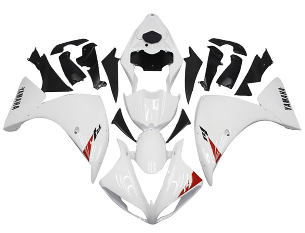 Amotopart Yamaha YZF 1000 R1 2012-2014 White Fairing Kit