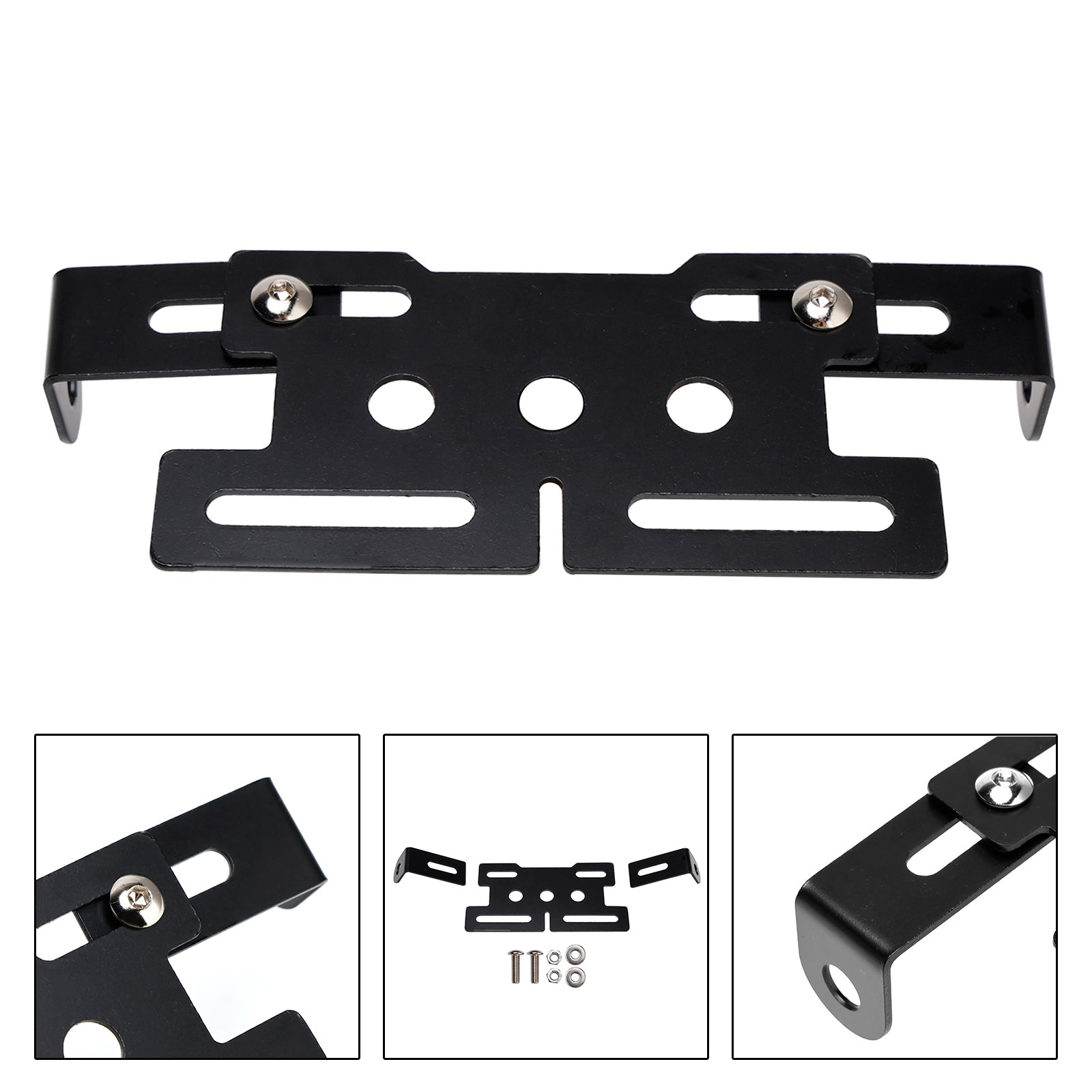 Motorcycle Taillight Mount Support License Plate Holder Light Bracket