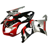 Amotopart 2001-2003 GSXR600 2000-2003 GSXR750 K1 Suzuki Red Grey Fairing Kit