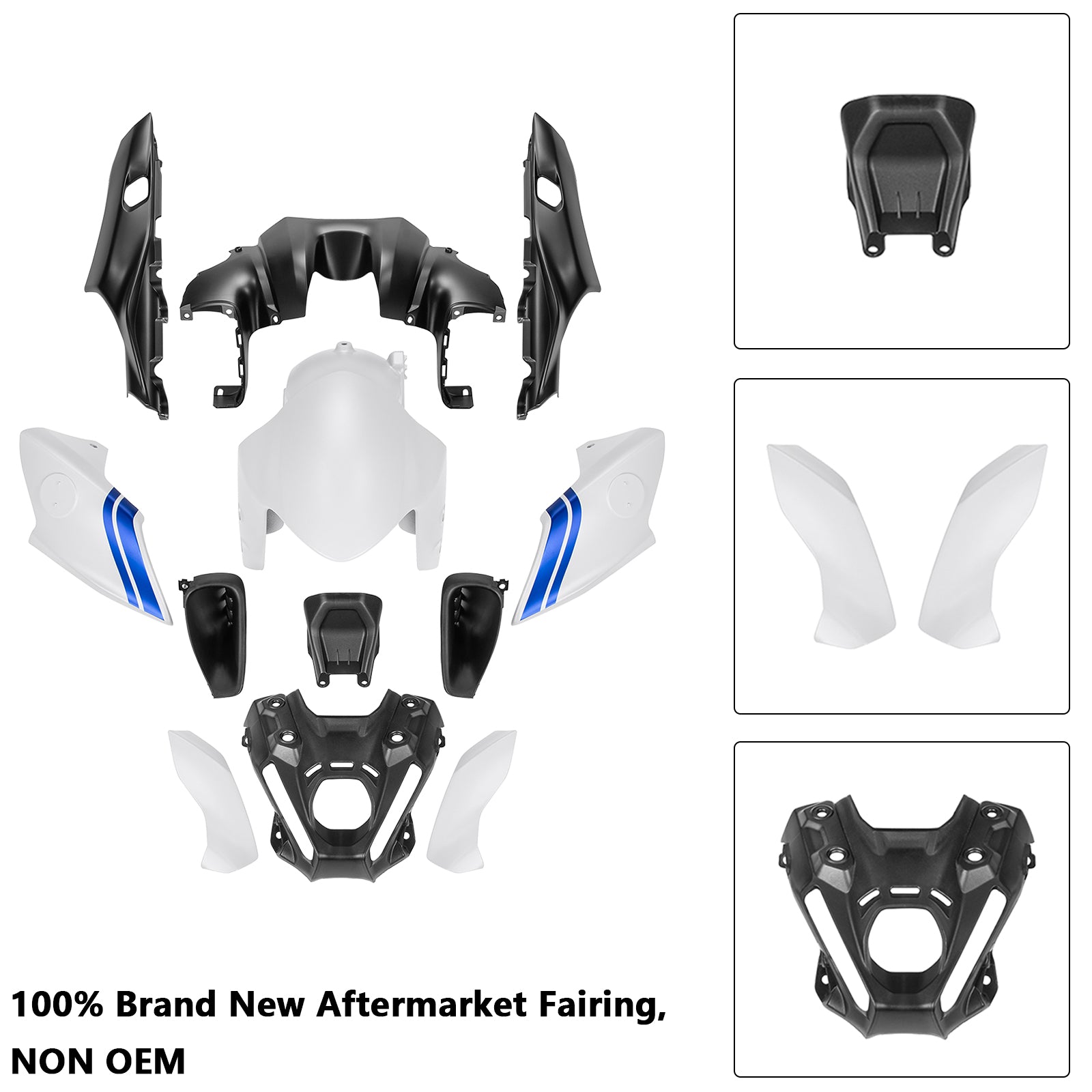 Amotopart 2021-2023 Yamaha MT 09 Fairing Kit