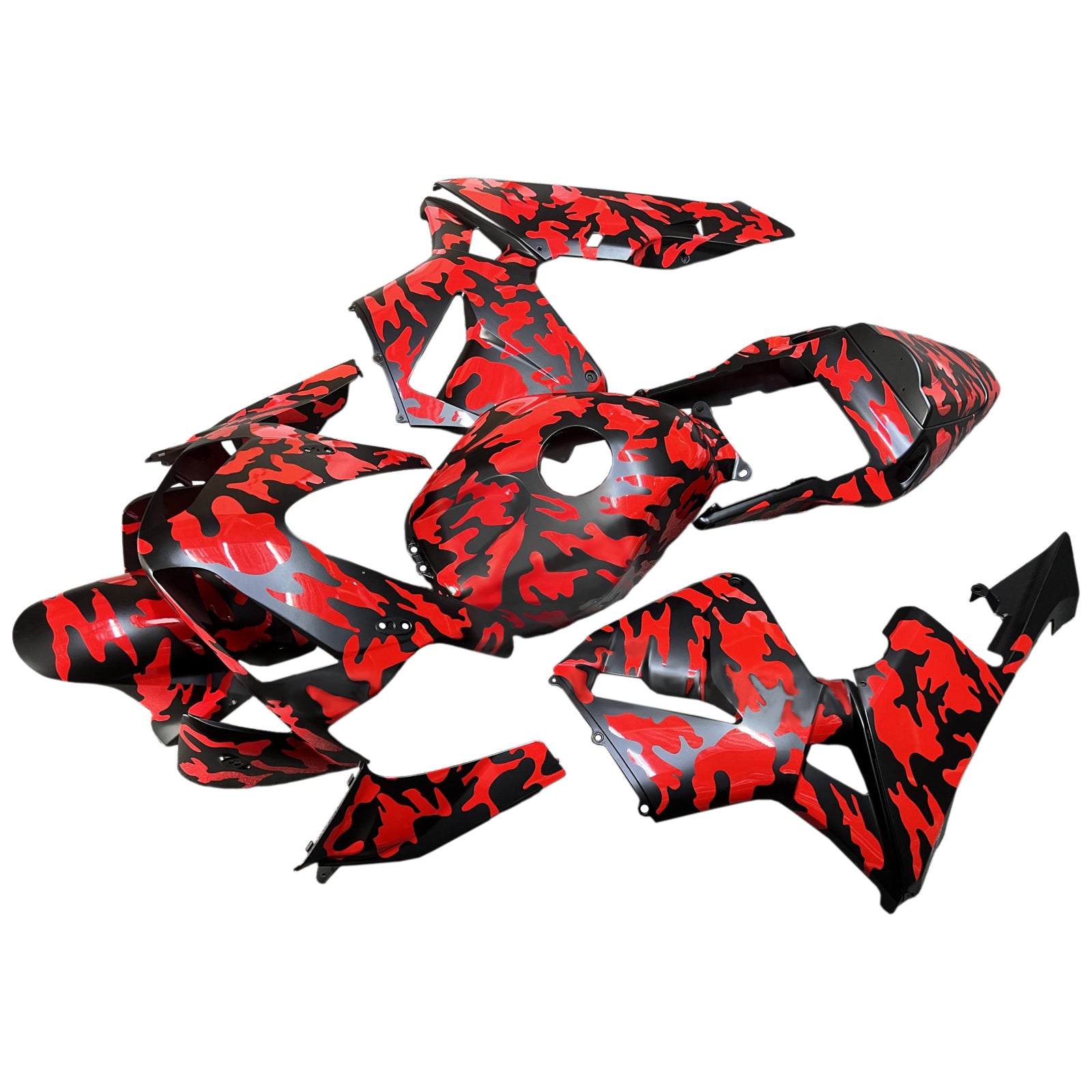 AMOTOPART 2003-2004 Honda CBR600RR Red Black Fairing Kit