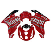 Amotopart 2003 2004 Ducati 999 749 Kit carena Style2 rosso e bianco