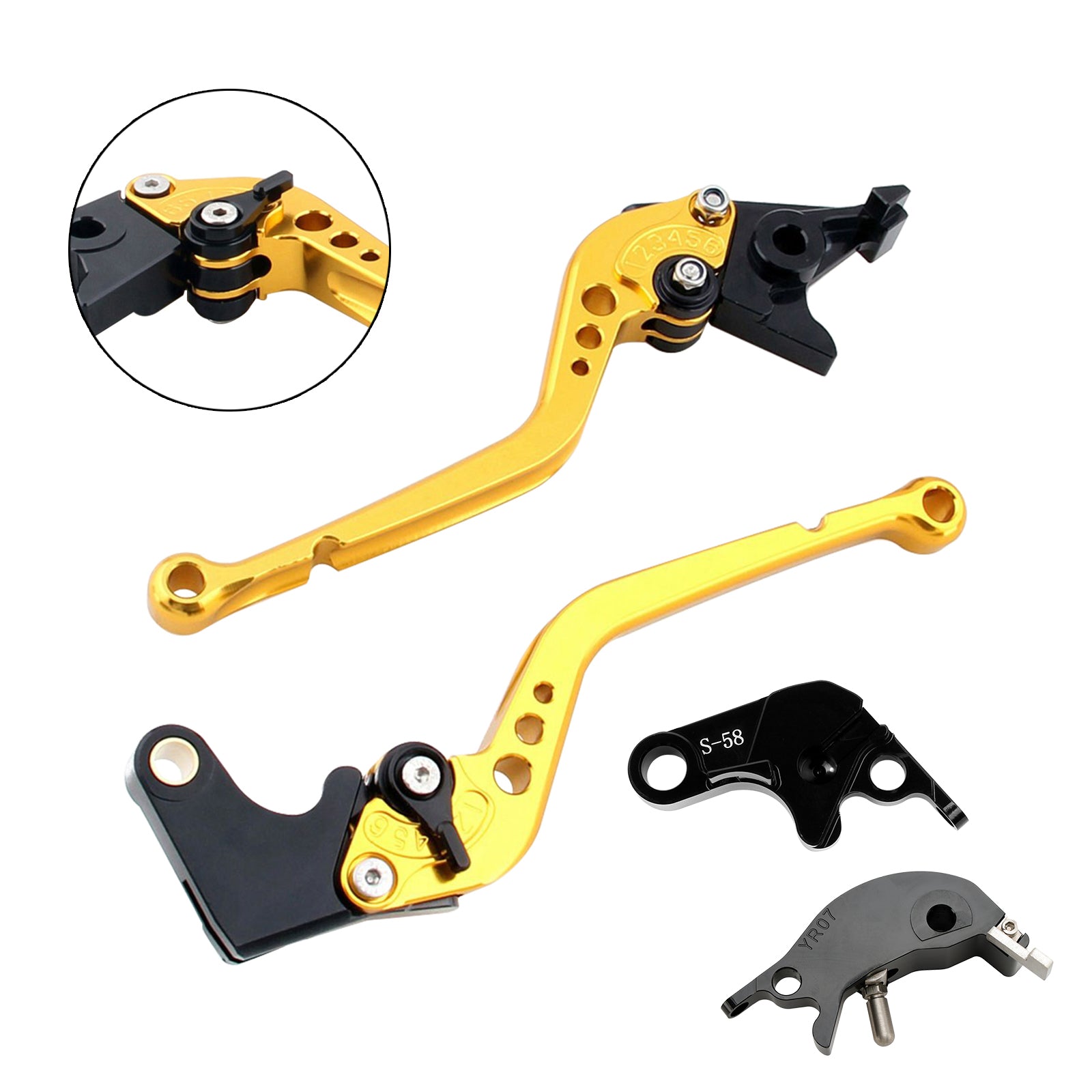 2022-23 Yamaha YZF R7 MT-10/SP FZ-10/SP Long Brax Brake Palancía