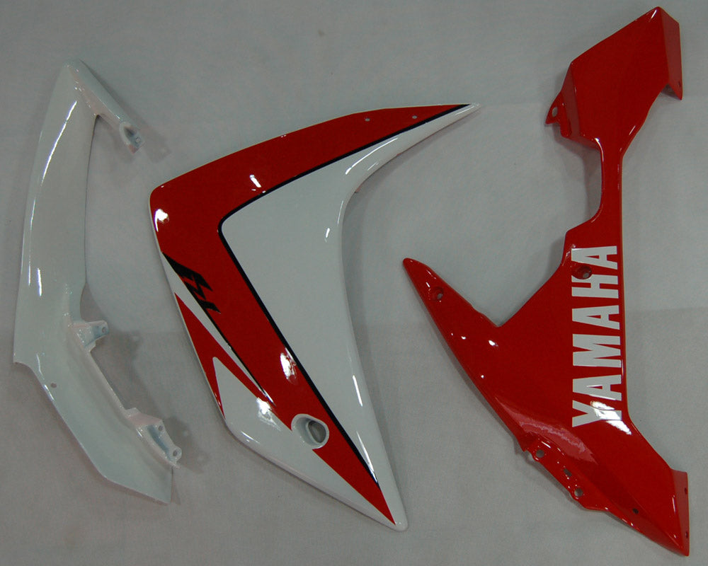 Amotopart 2007-2008 Kit carena Yamaha YZF 1000 R1 Rosso&amp;Bianco Style3