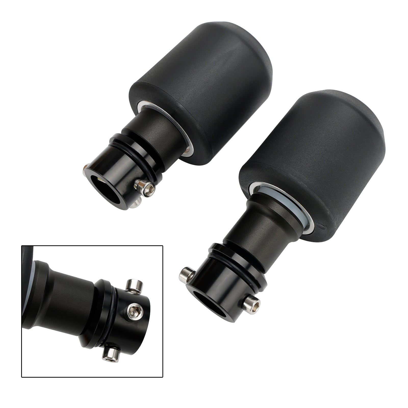 22-23 Kawasaki Zx-25R  Cnc Anti-Crash Frame Sliders Protector Black