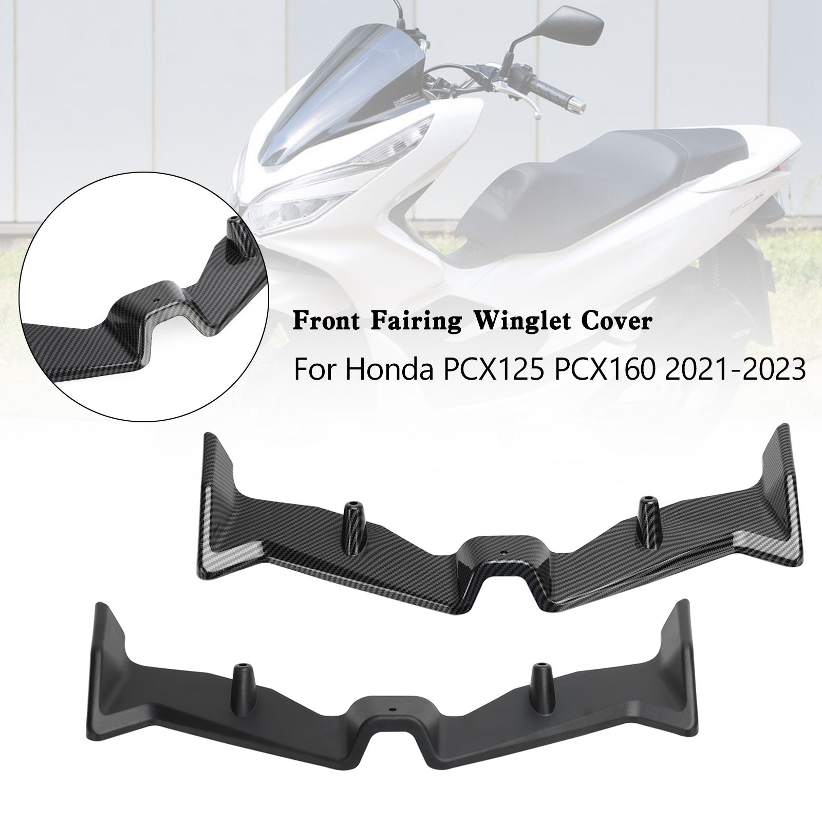 Copertura anteriore aerodinamica dell'ala della carenatura durevole per Honda Pcx125 Pcx160 21-23