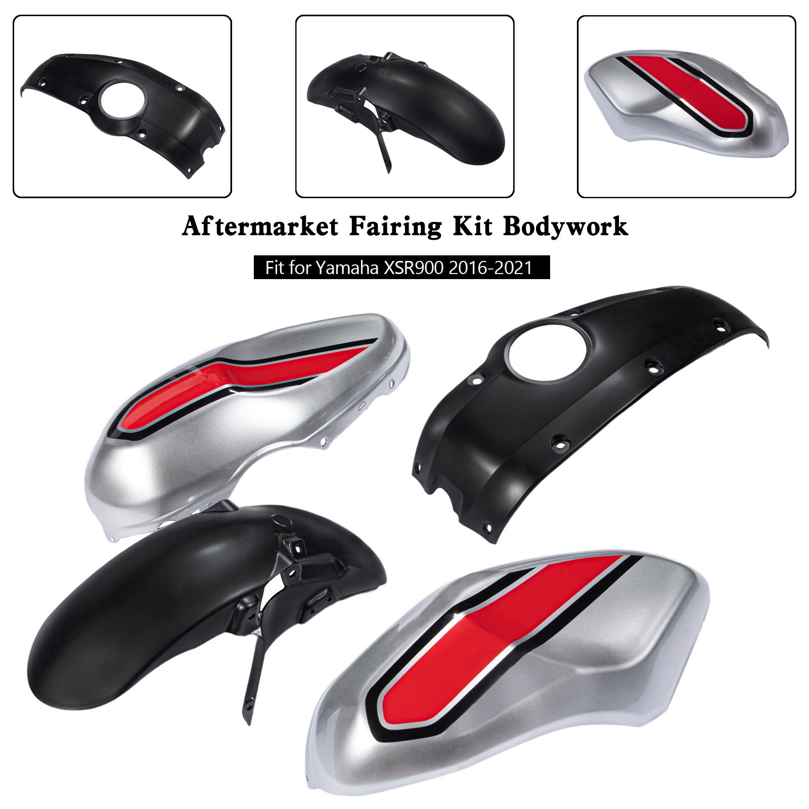 Amotopart 2016-2021 Yamaha XSR900 Fairing Kit