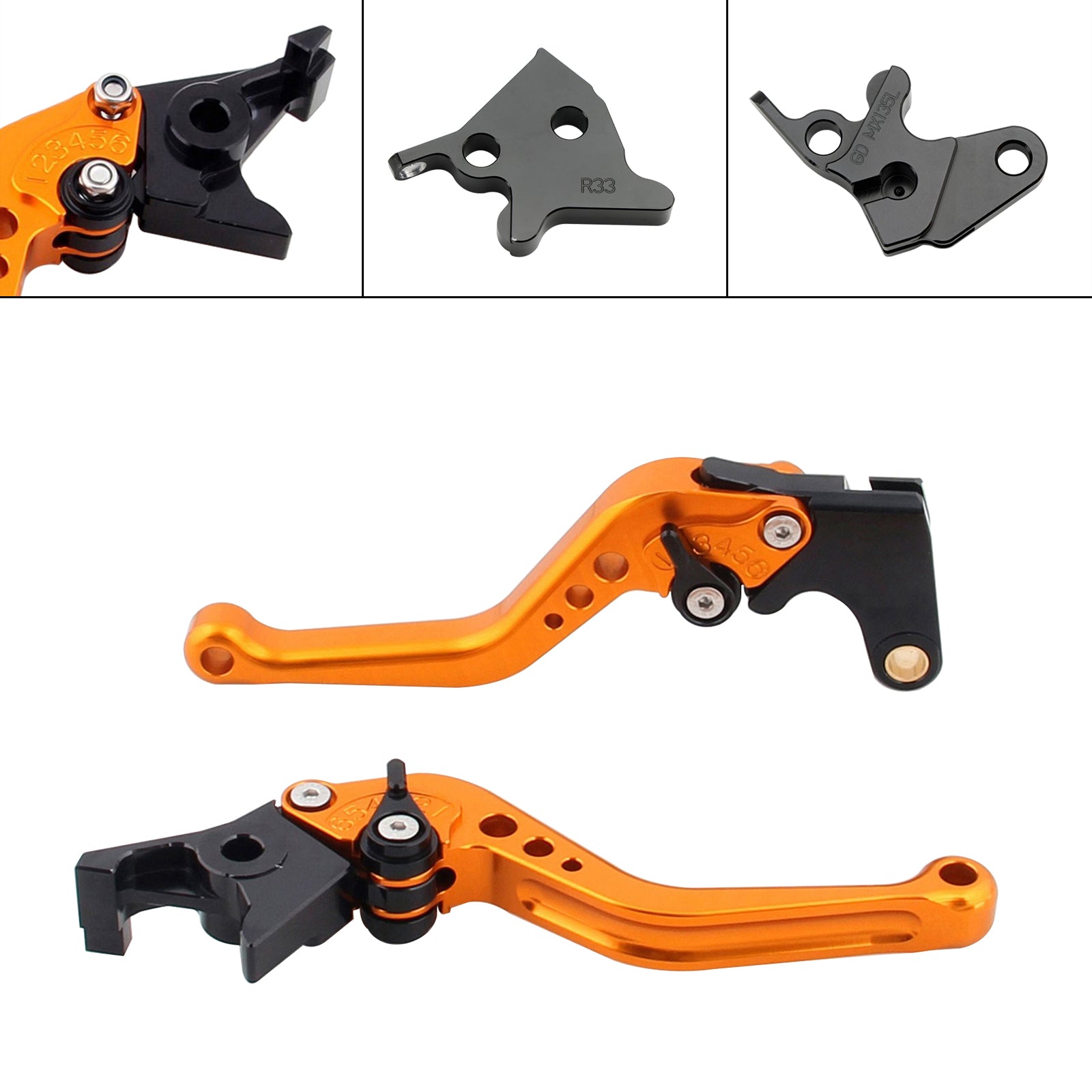 Yamaha YBR125 2005-2014 Nouveau levier de frein à embrayage court