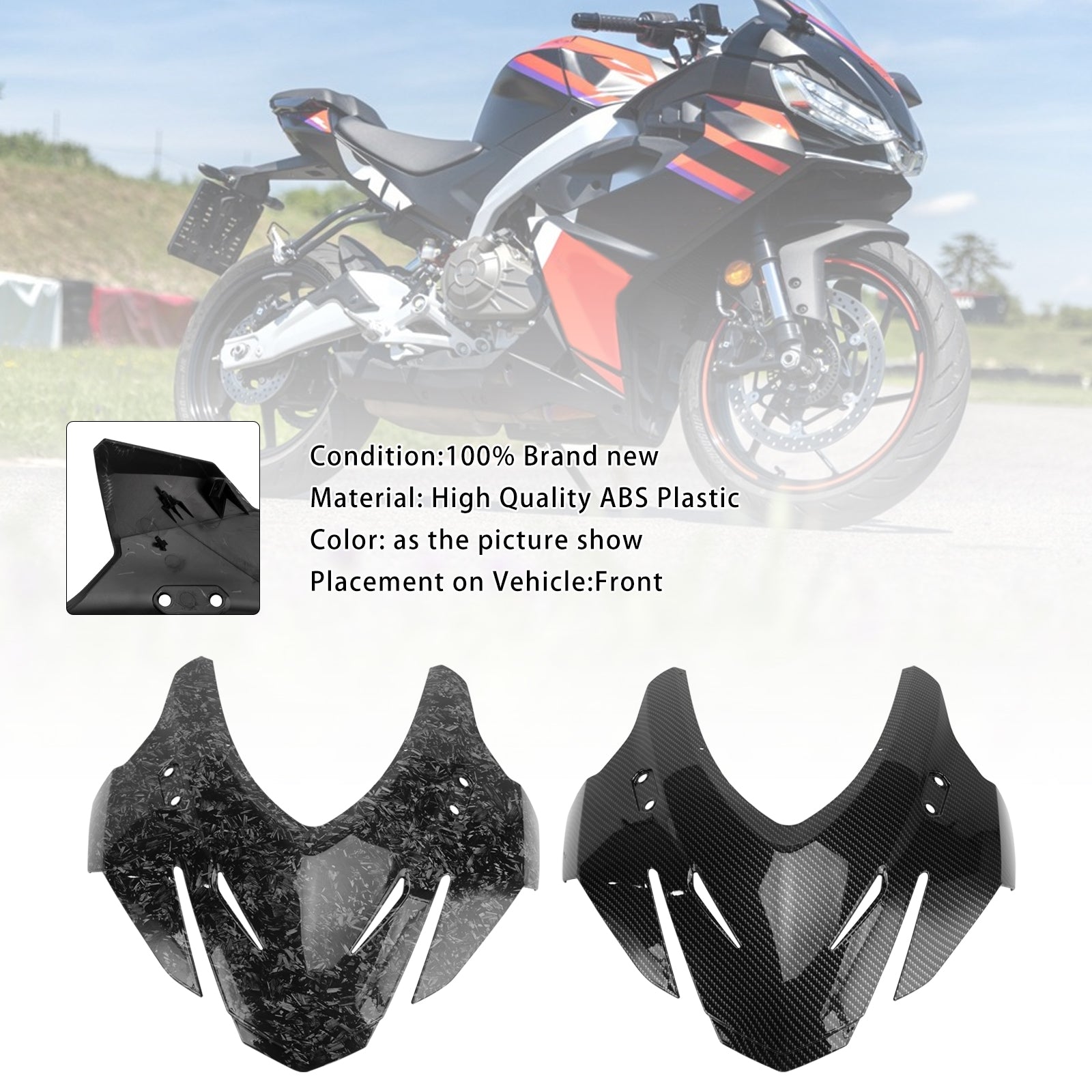 2024-2025 Aprilia RS457 RS 457 Headlight Fairing Windshield Cover