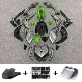 Kit carena Amotopart 2014-2017 Z1000 Kawasaki verde e grigio