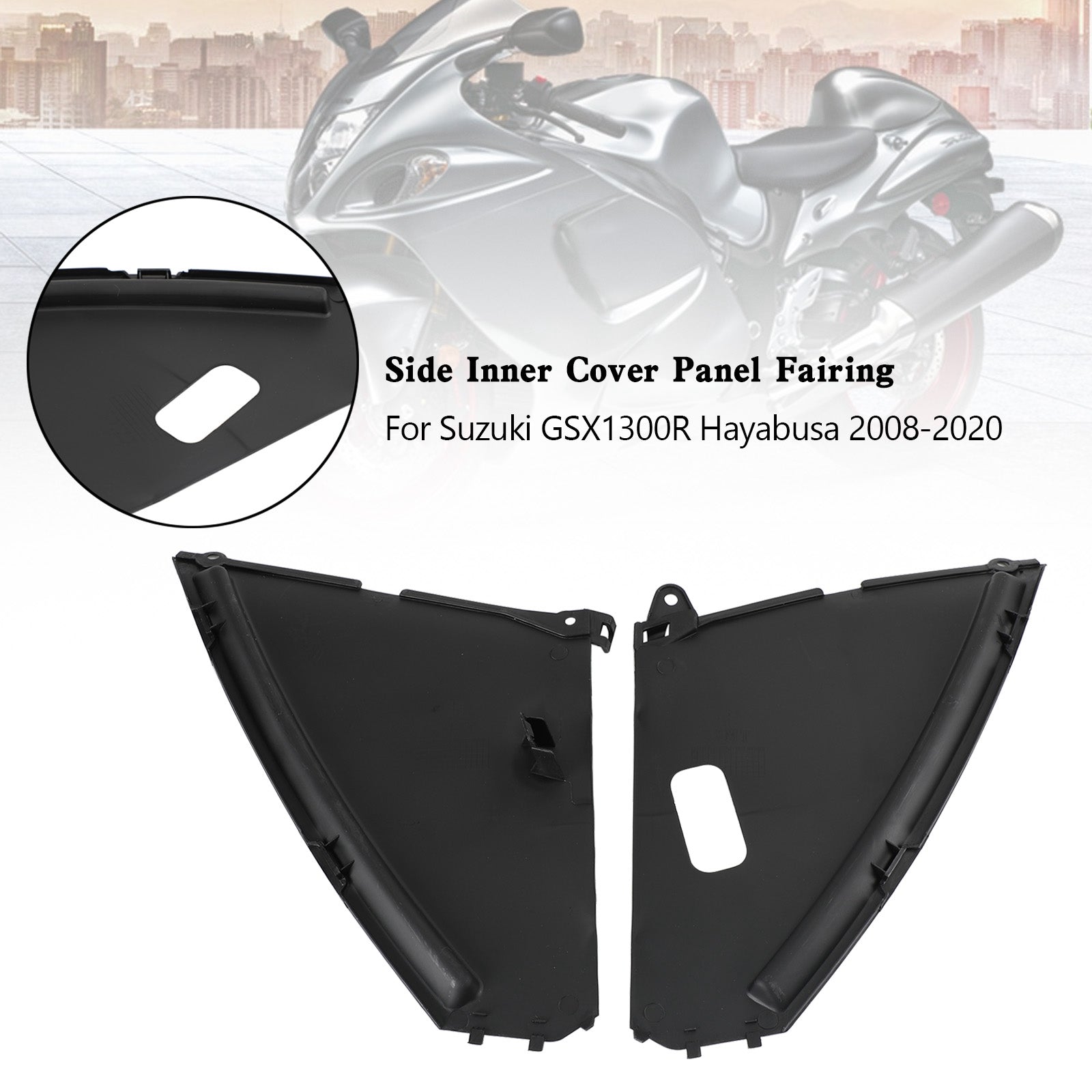 Carenado de Panel de cubierta interior lateral para Suzuki GSX1300R Hayabusa 2008-2020