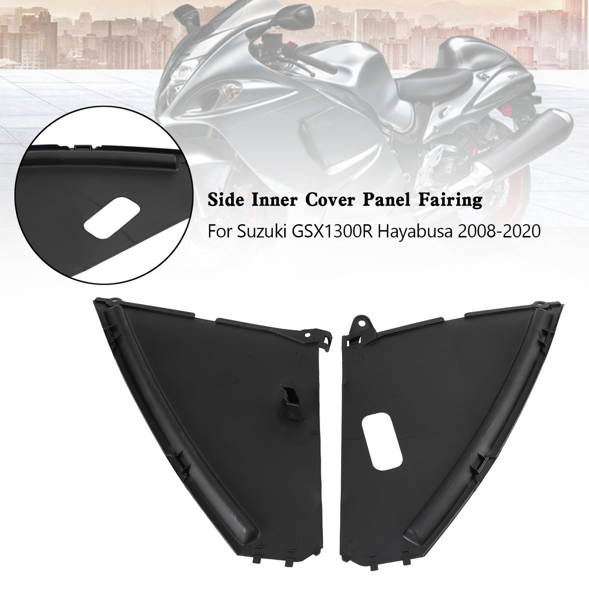 Side Inner Cover Panel Fairing For Suzuki GSX1300R Hayabusa 2008-2020