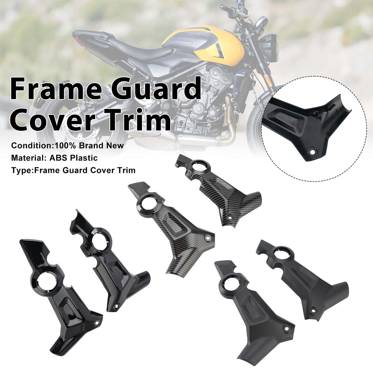 22-25 660 25-27 800 Trident Frame Guard Side Protection Cover Fairing