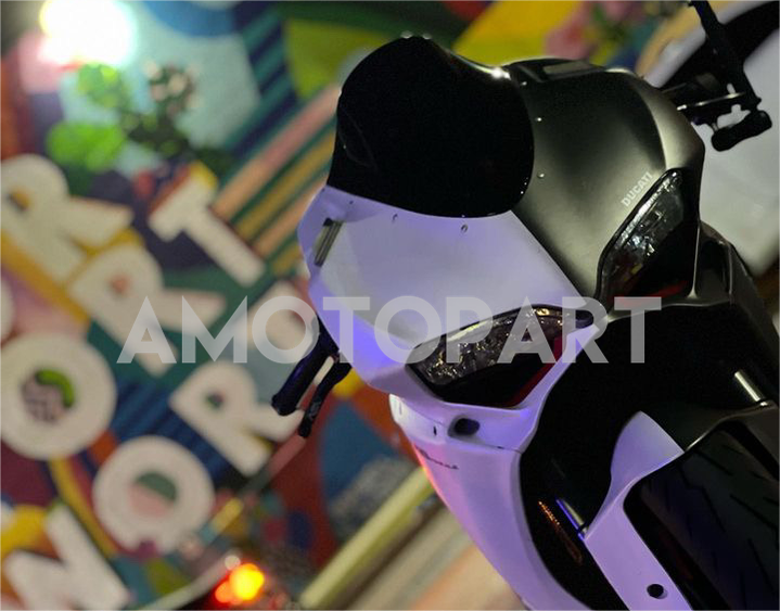 Amotopart 2015-2020 Ducati 1299 959 Kit carena bianco e nero