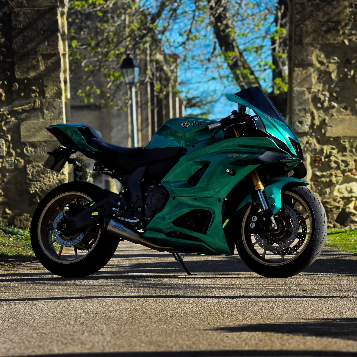 Kit carena Amotopart 2021-2025 Yamaha YZF-R7 verde lucido