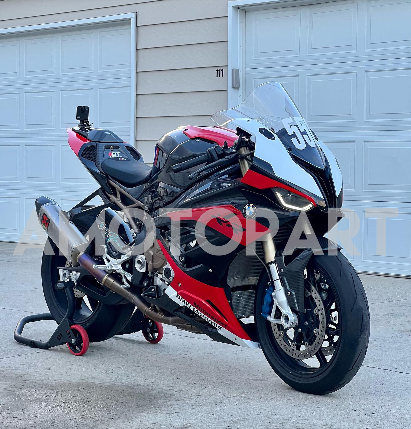 S1000RR 2019 K67 レーシングレッド 純正カウルセット Amotopart BMW S1000RR 2019-2022 ブラック レッド フェアリング キット