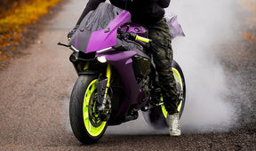Amotopart  2015-2019 Yamaha YZF 1000 R1 Black Purple Fairing Kit