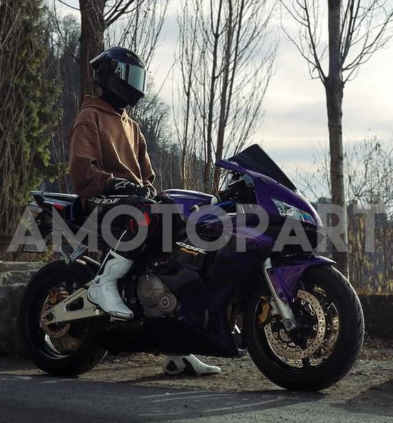 Amotopart 2003-2004 Honda CBR600RR Purple Black Fairing Kit