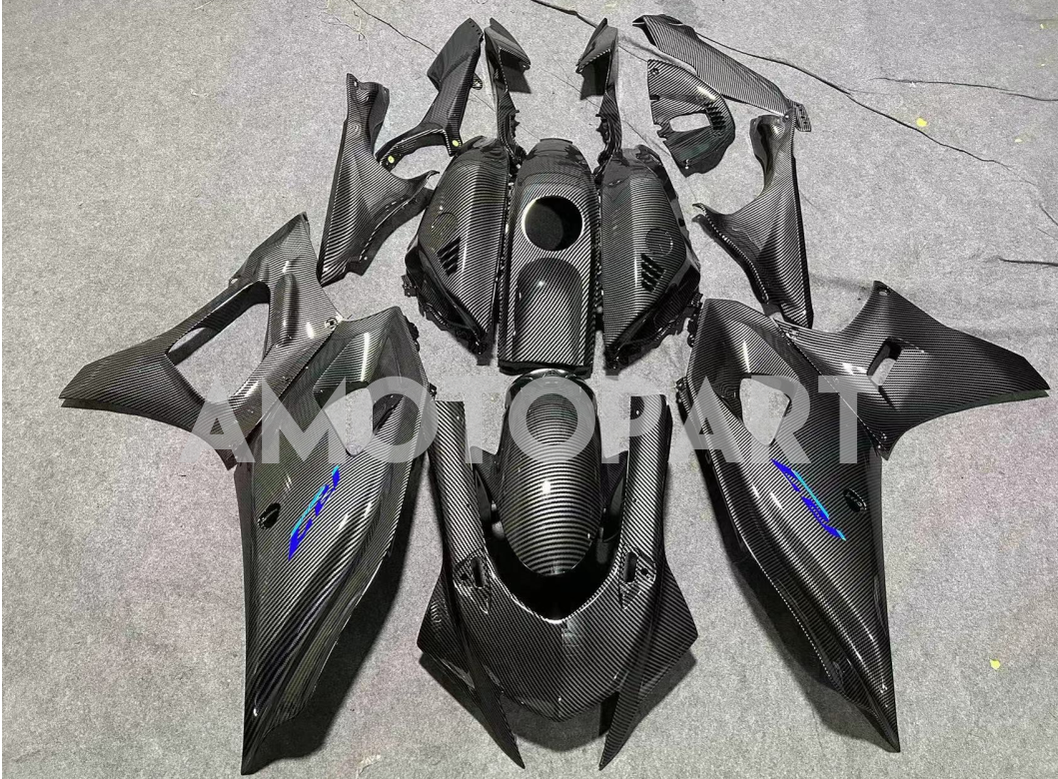 Amotopart 2021-2025 Yamaha YZF-R7 Carbon Fiber Blue Fairing Kit