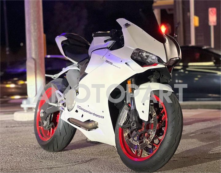 Amotopart 2015-2020 Ducati 1299 959 Kit carena bianco e nero