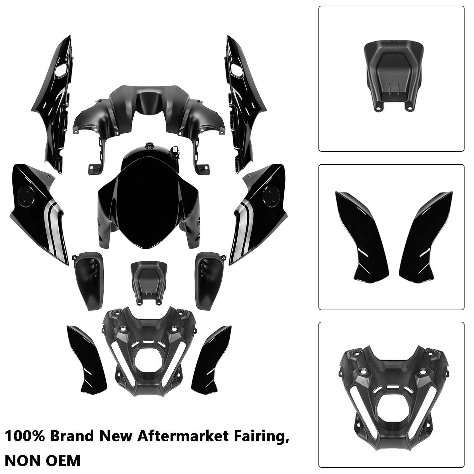 Amotopart 2021-2023 Yamaha MT 09 Verkleidungssatz