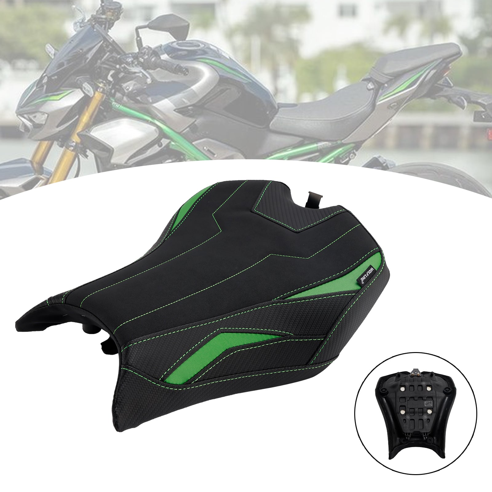 2025+ Kawasaki Ninja 900 Z900 Front Driver Seat Raider Cushion Fit Redb Black