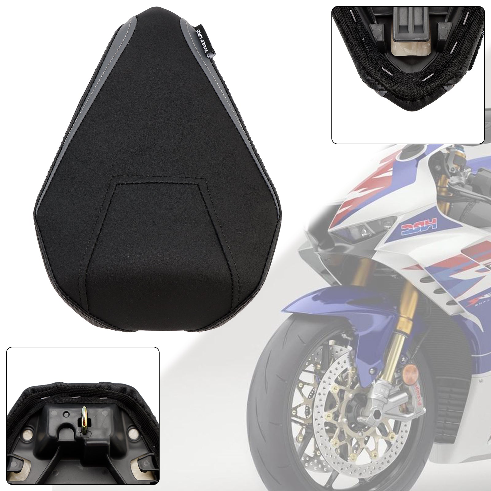 2020-2023 Honda Cbr1000Rr-R Rear Passenger Seat Cushion Pillion Flat Red